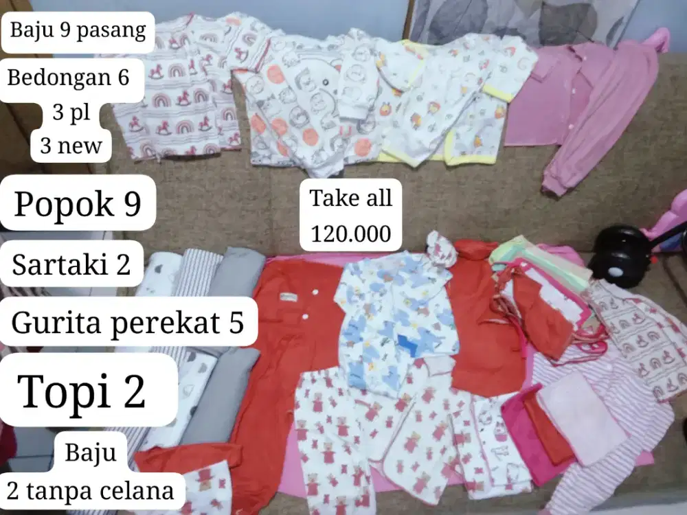 Baju bayi newborn