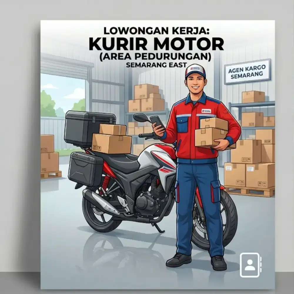 LOWONGAN KERJA: KURIR MOTOR
