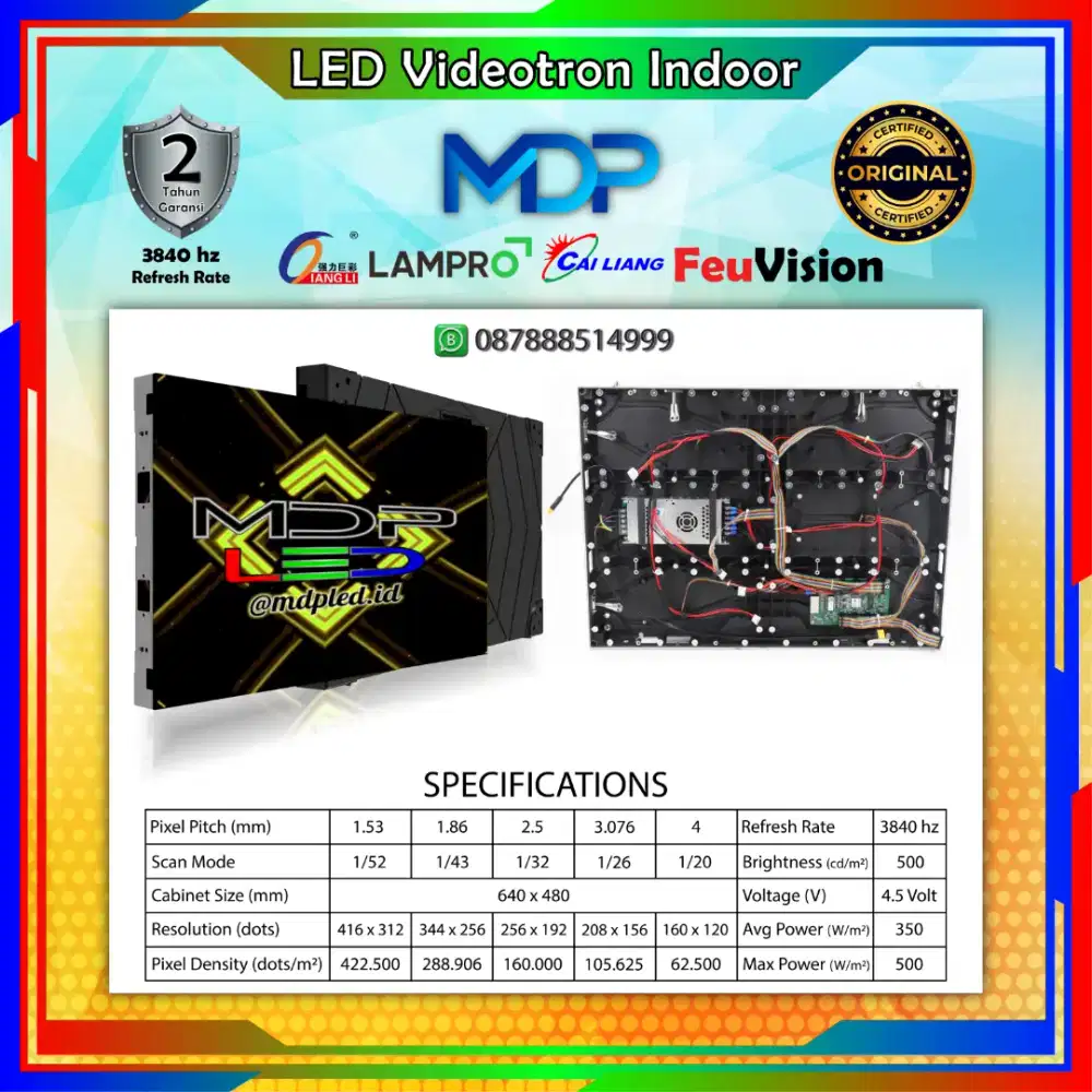 Jual Videotron indoor cabinet 64×48