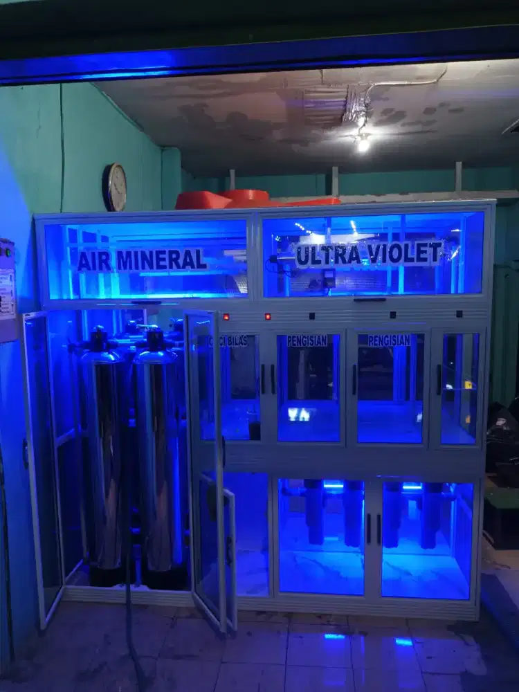 Pemasangan depo air minun isi ulang