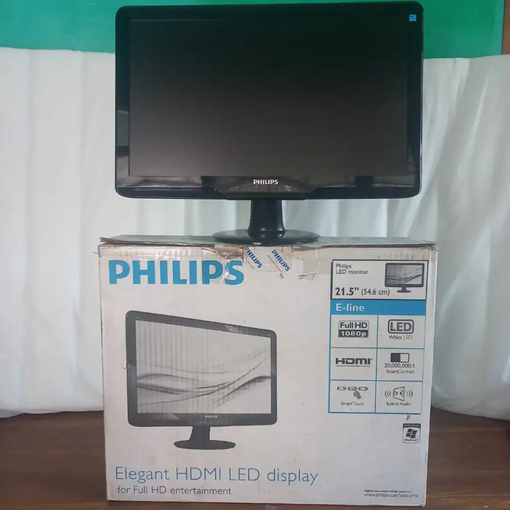 Monitor LED Philips 22 Inch Full HD Smart Touch With Speaker (Minus)