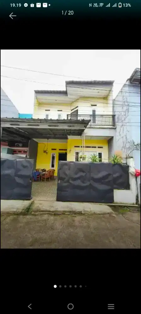 Rumah second dijual 550jt(69m2)Cimanggis Depok