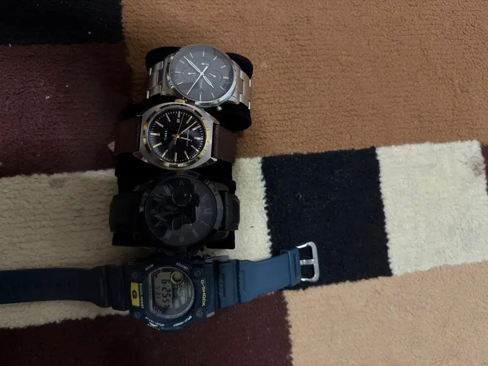 Jam Tangan Fossil, Timex, G-Shock