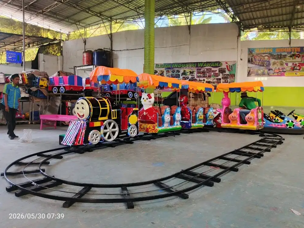 odong-odong kereta lantai thomas full fiber kapasitas banyak, freeongk