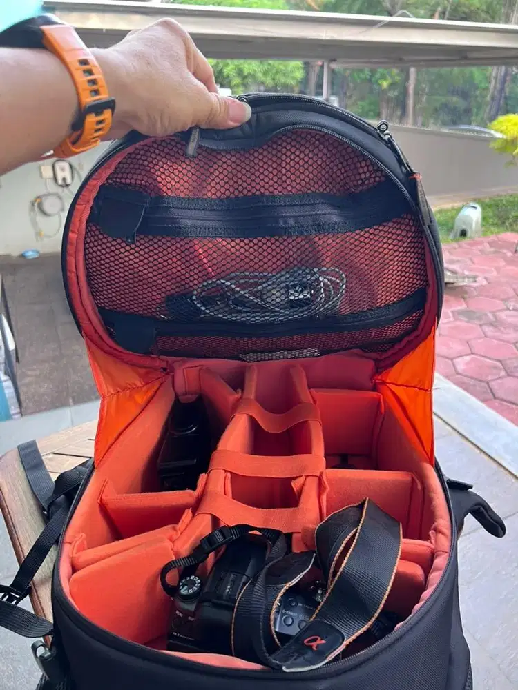 Tas kamera bekas merk Delsey