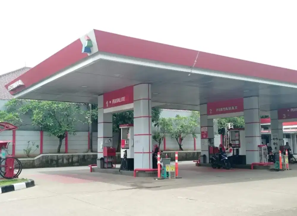 DIJUAL: Tanah berikut SPBU Pertamina Berjalan di Jl Raya Setu, Bekasi