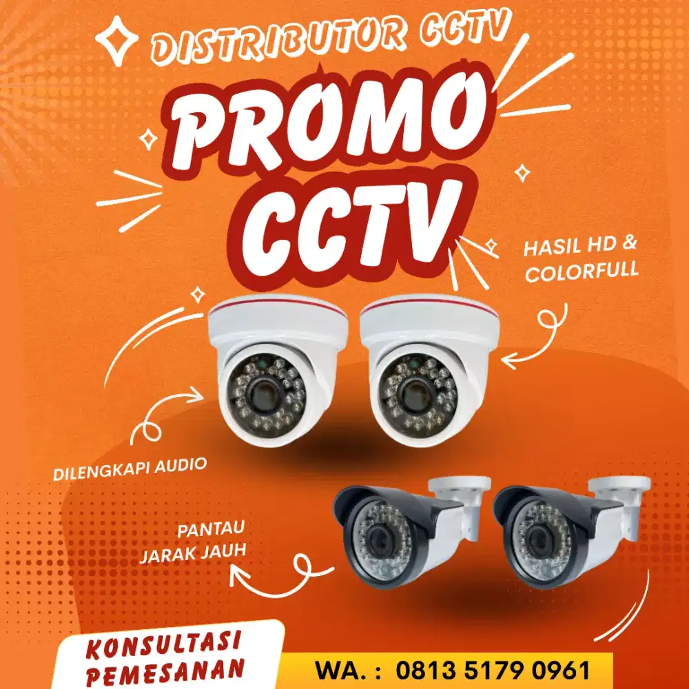 PROMO PAKET HEMAT CCTV INCLUDE HARDISK DAN DVR