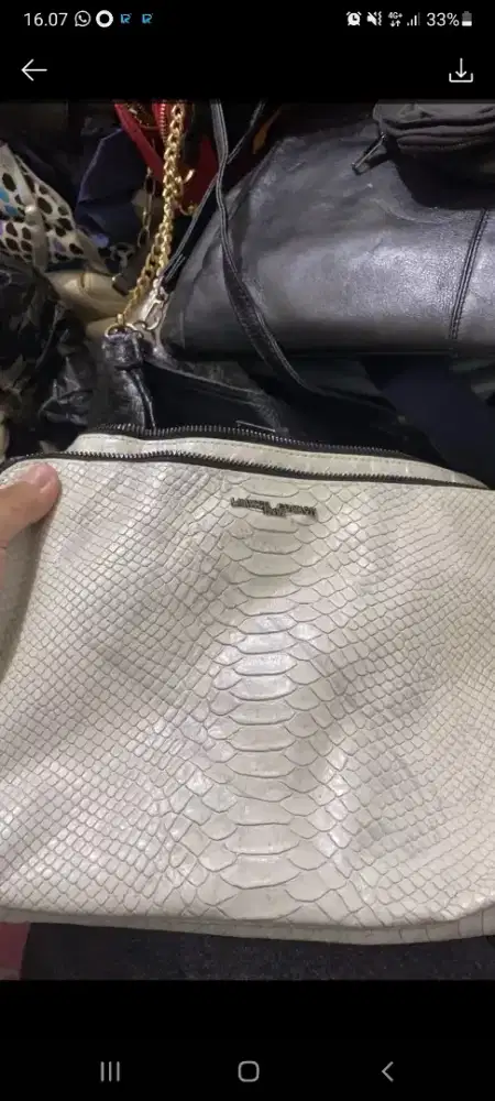 Tas putih tote pre loved