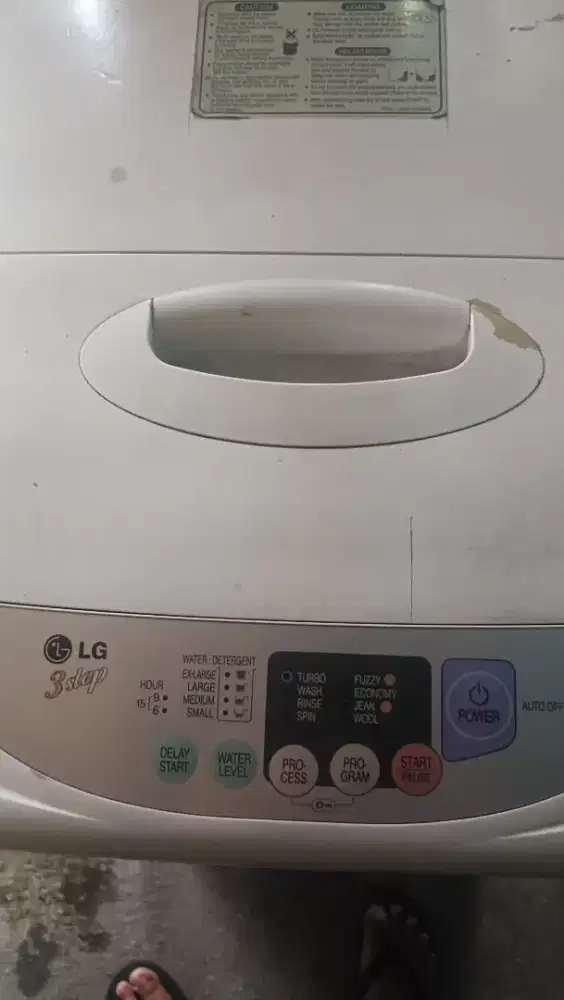 JUAL MESIN CUCI MERK LG KAPASITAS 6,2 KG
