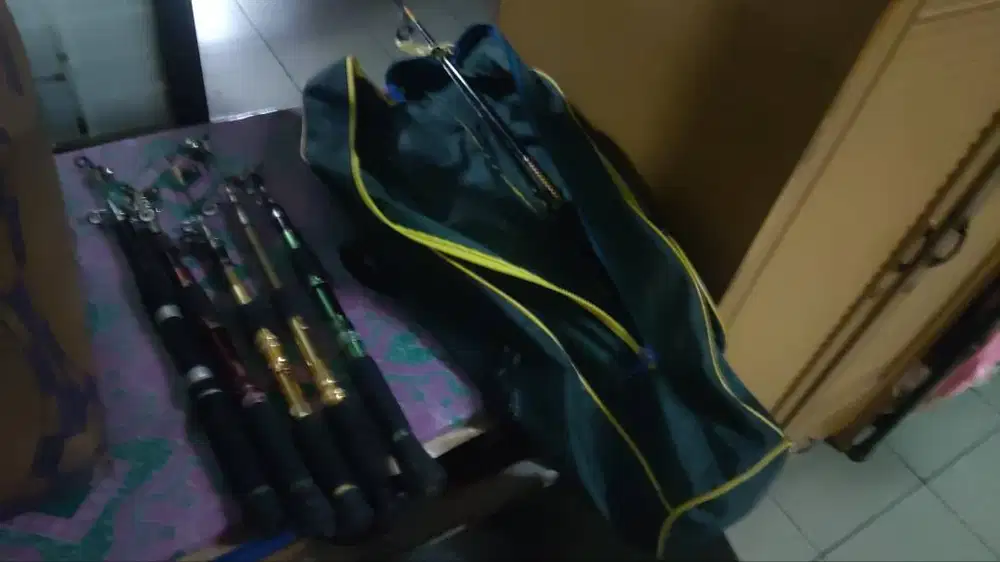 Joran pancing bekas tp seperti baru jarang dipake