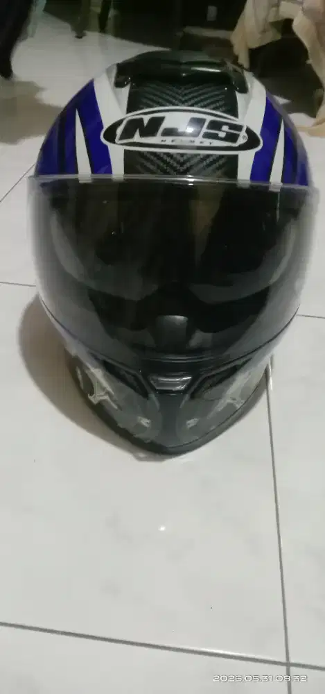 Helm NJS ZX-1 Biru Hitam