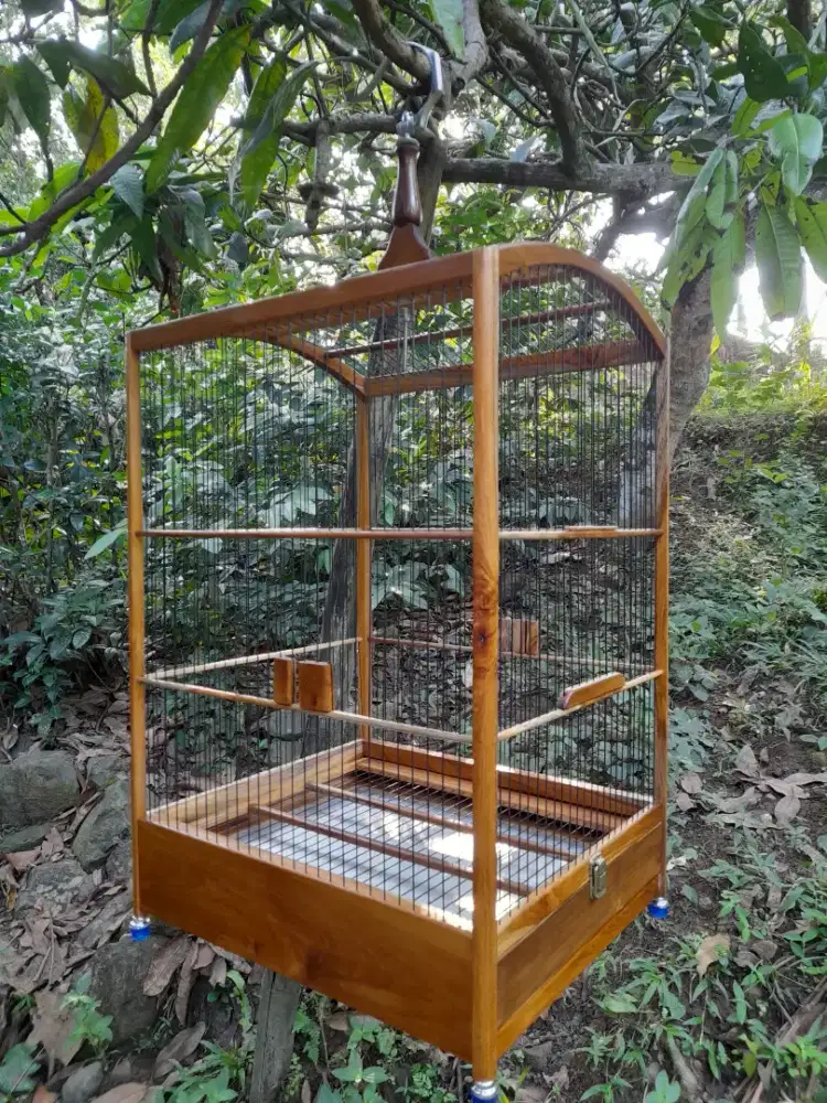 Sangkar kayu jati ukuran nomor dua