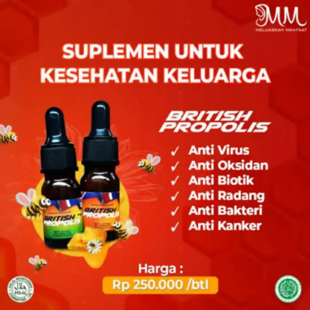 BRITISH PROPOLIS (SUPLEMEN UNTUK KESEHATAN KELUARGA)