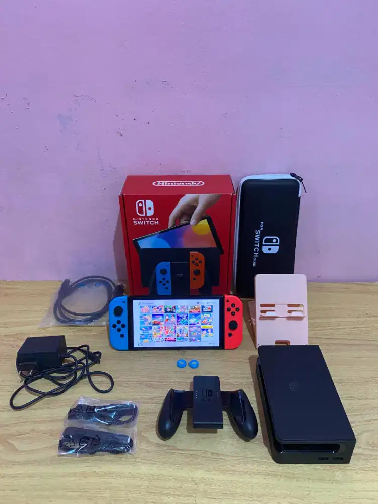 Nintendo switch oled cefewe 256gb fullset