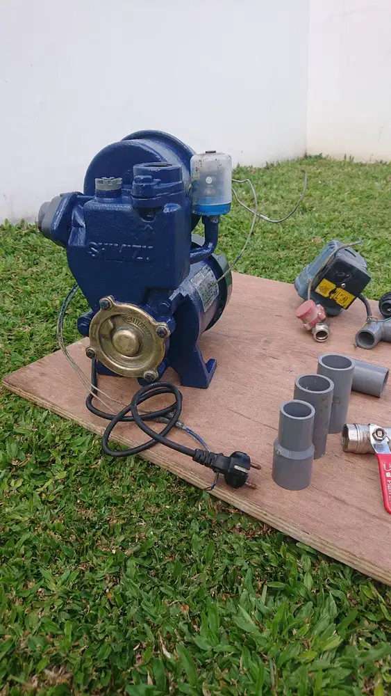 Pompa air Shimitzu 230 BIT bekas origial kuat handal besar murah
