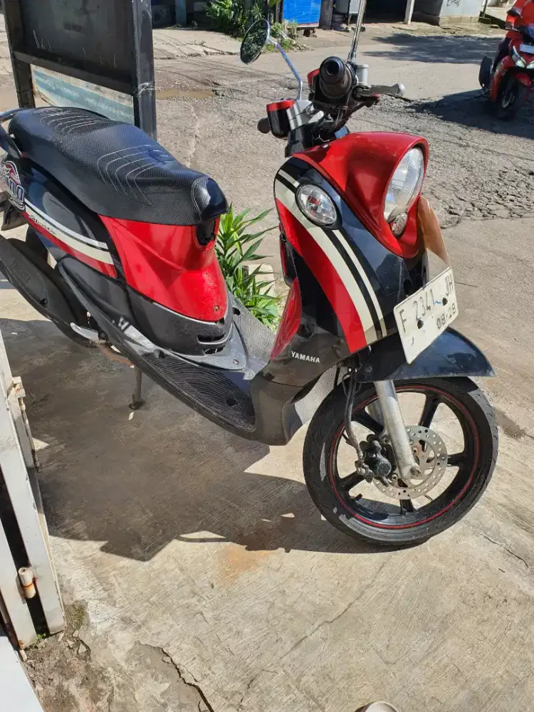 Yamaha fino 2013 karburator only bpkb mesin gress tinggal pakai