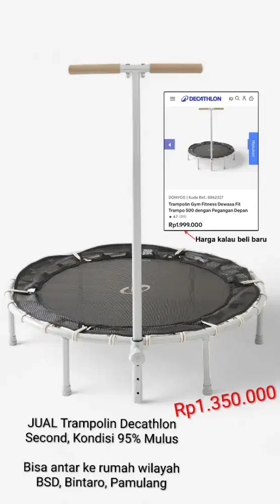 Trampoline Decathlon Second