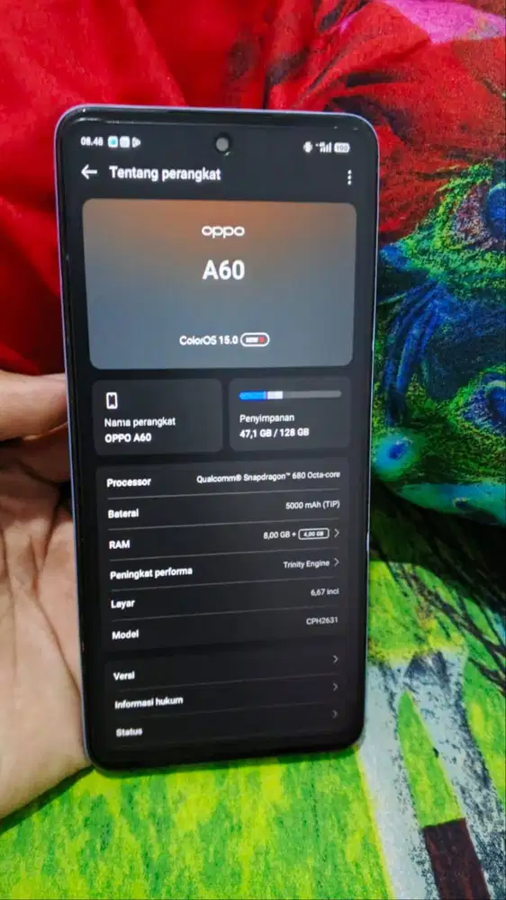 Oppo A60 ram 8/128