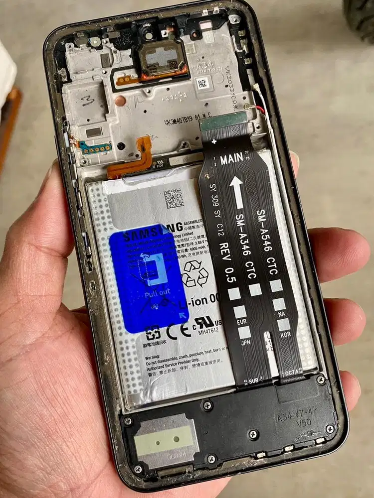 lcd samsung A34