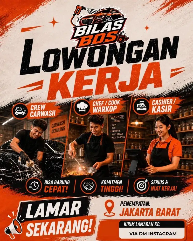 Lowongan Kerja Bilas bos