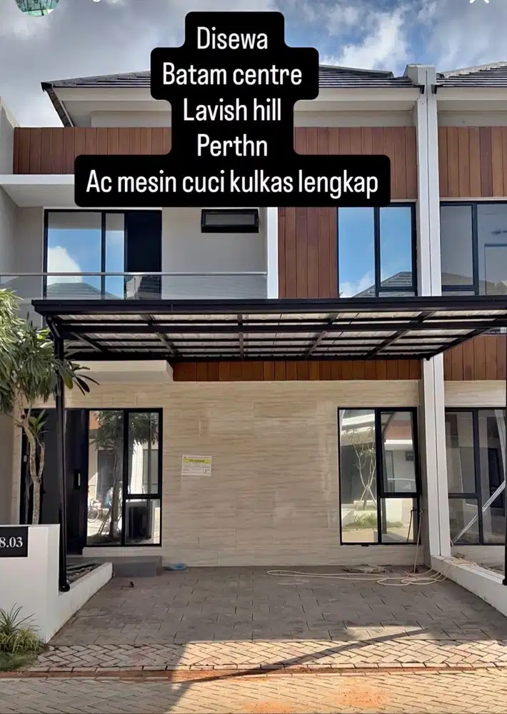 Disewakan Rumah di Lavish Hill Citraland Batam Centre