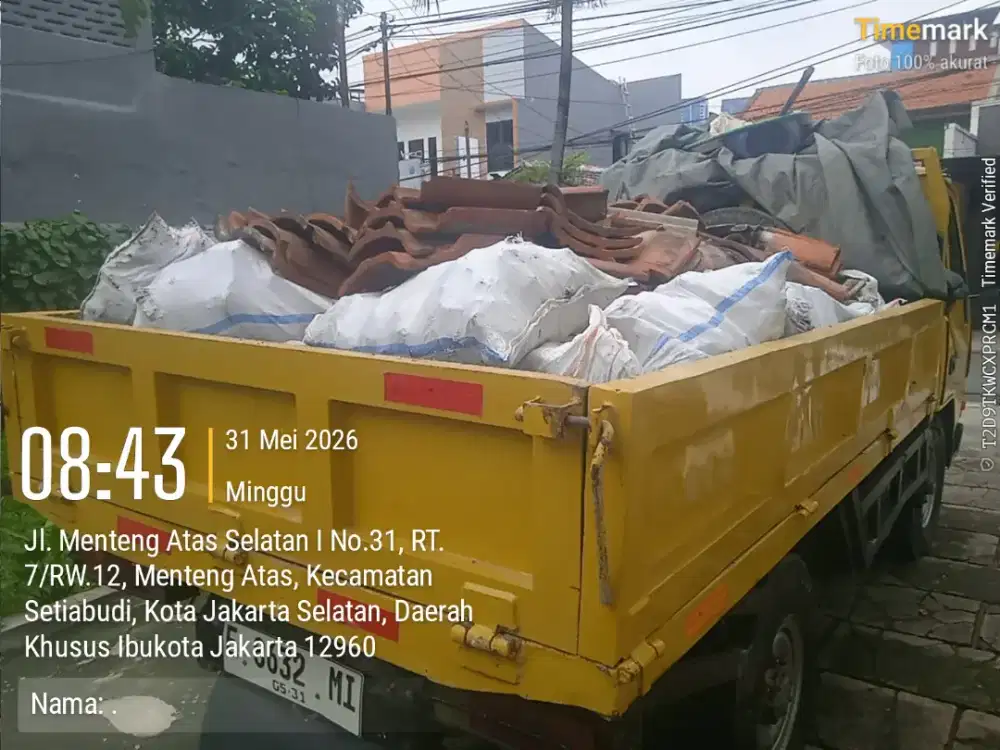 Jasa buang puing dan angkut sampah proyek