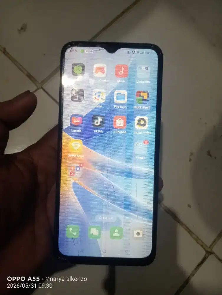 oppo A17k ori minus lcd tpi aman