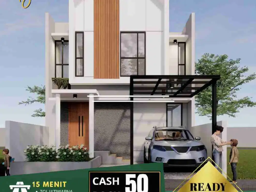 Rumah ready stocks 4 unit tipe Areca perumahan palem lestari, jatisampurna, jatiraden Bekasi