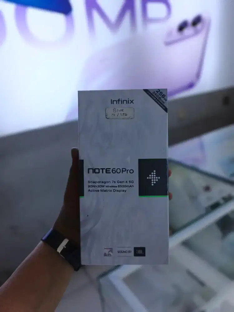 infinix note 60pro Segelbox geransi resmi