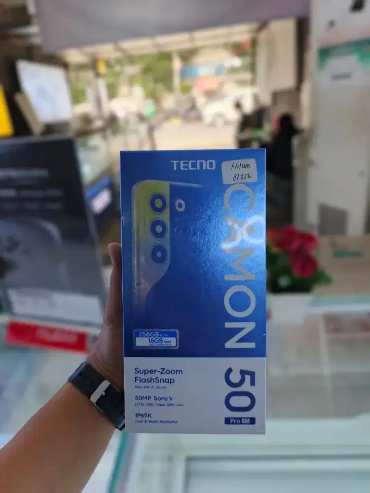 tecno Camon 50pro 5G segelbox geransi resmi