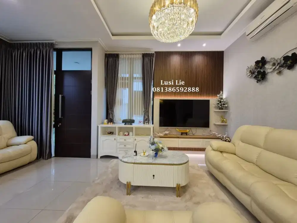 Rumah Pik2 Furnished bagus mewah 5 kamar,  Hoek
