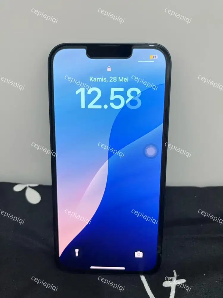 iPhone 13 Midnight Blue bh 100% 128gb jarang pemakaian