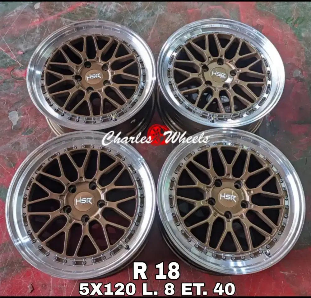 JUAL VELG HSR REP BBS R185X120 BMW E46 F30 F10 DLL