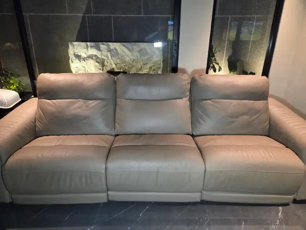 Sofa Cellini Recliner 3seater 100% leather