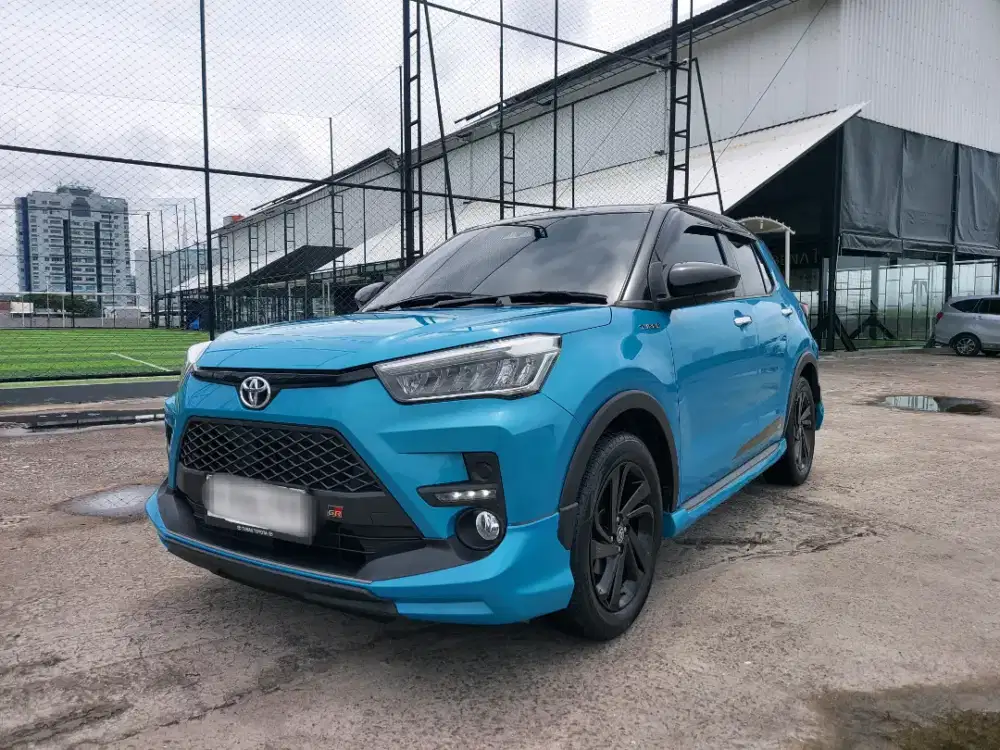 Only km 25k Toyota Raize 1.0 AT Turbo GR Sport TSS 2022 Biru