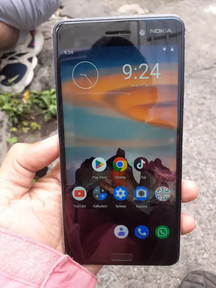 NOKIA 6 Ram 4 gb body stainless