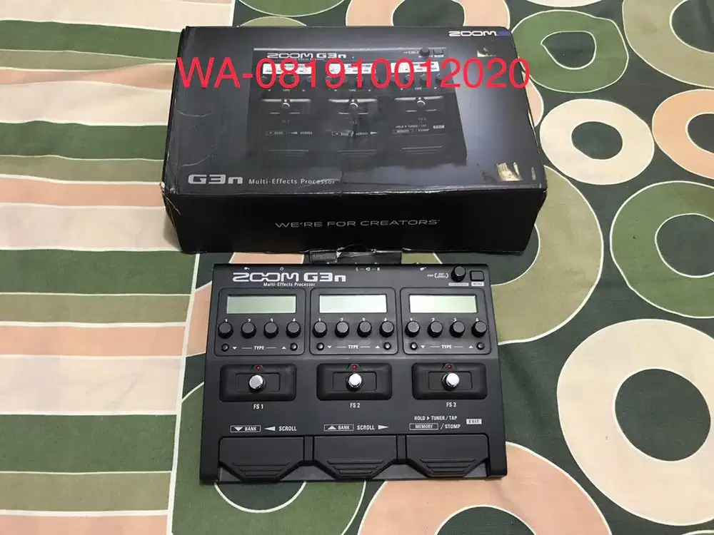 Efek Zoom G3n super mulus no minus