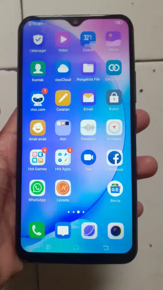 VIVO Y17 RAM 4GB Normal