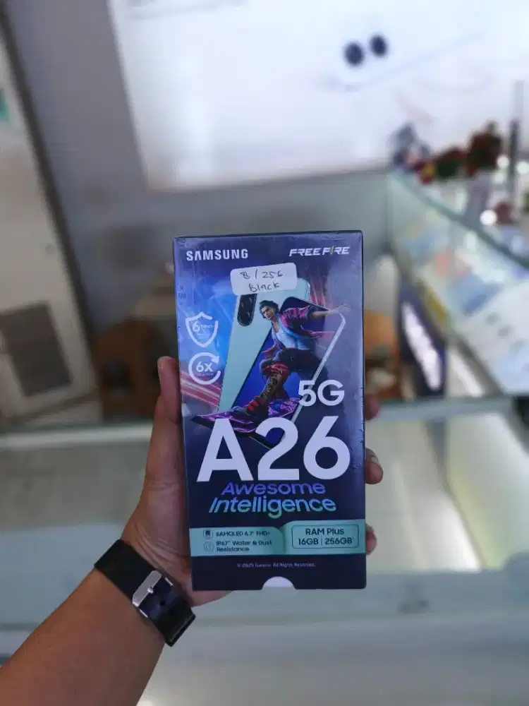 Samsung A26 5G series segelbox geransi resmi