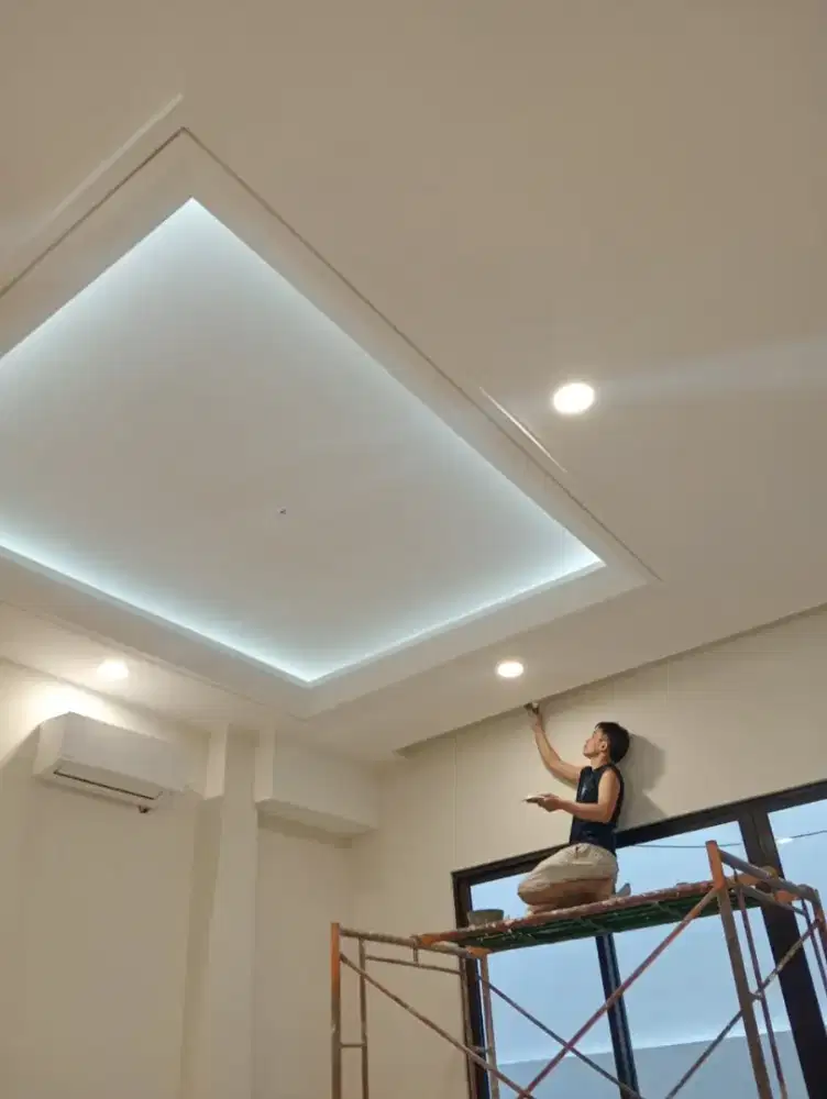 Jasa pasang .gipsum .partisi .lis molding ..pvc