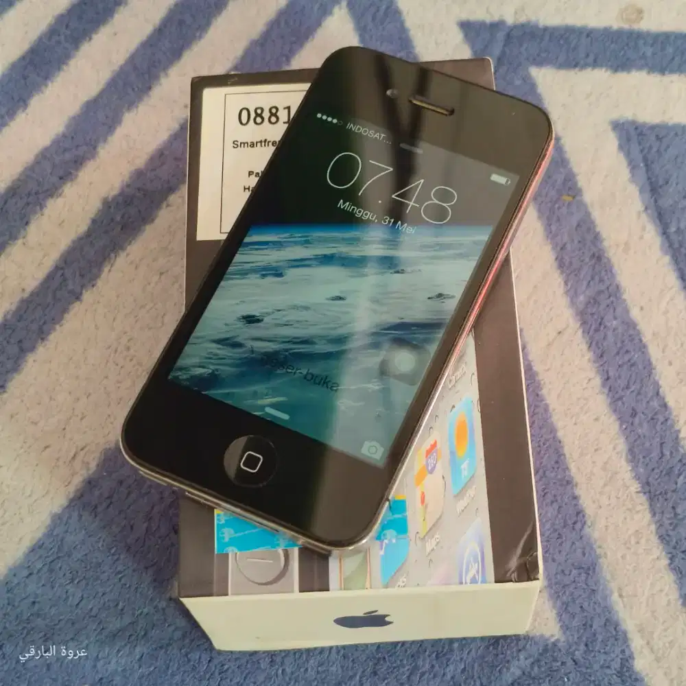 Apple Iphone 4 Black 16GB Second FullSet All Operator