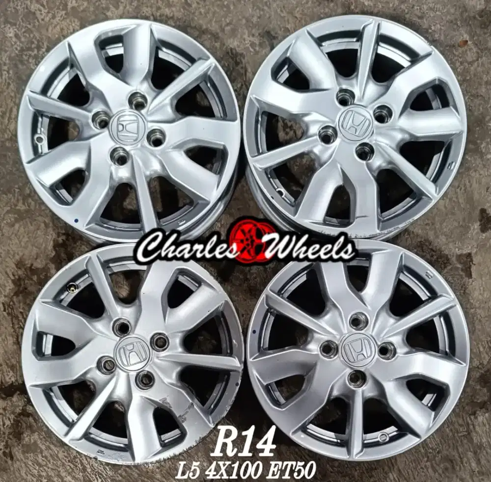 Jual velg oem brio r14 4x100 dll