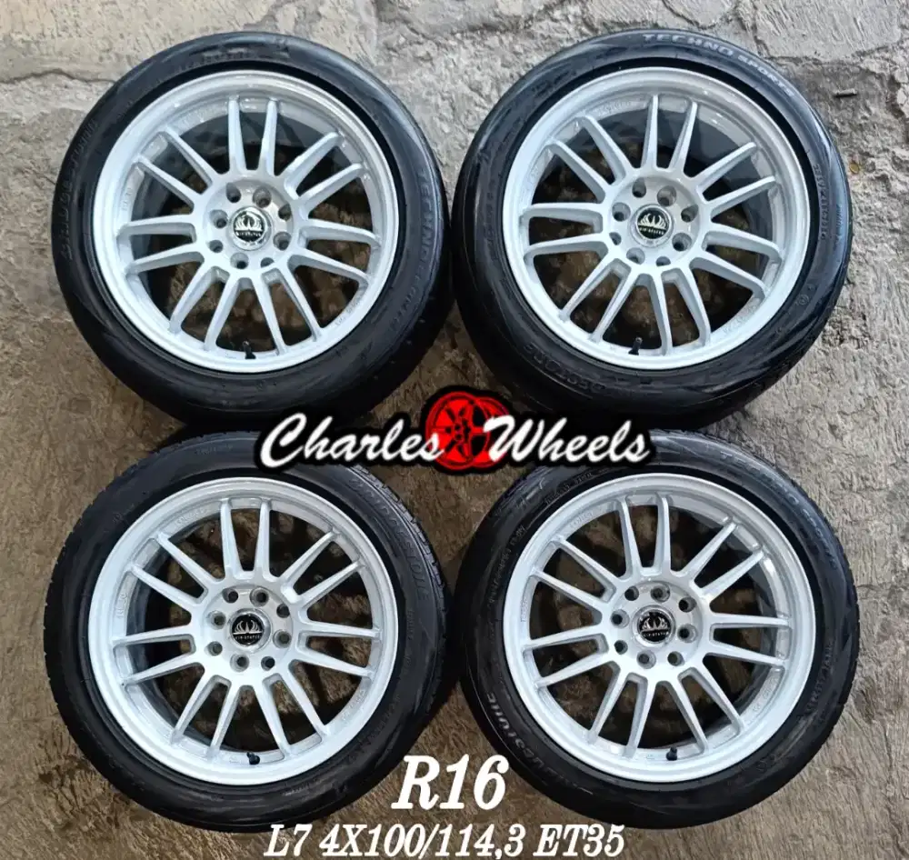 Jual velg re30 r16 4x100 4x114,3 avanza xenia jazz yaris dll