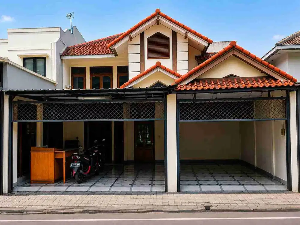 Rumah 2 Lantai Di Jl. Utama Cocok Untuk Tempat Tinggal Dan Usaha