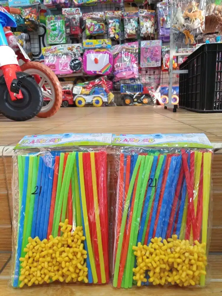 mainan anak pipa puzzle