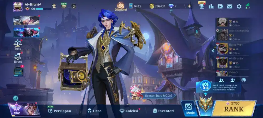 Jual Akun Mobile Legend