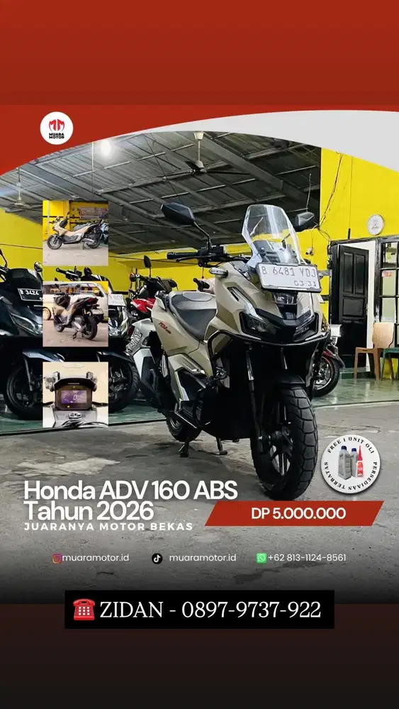 HONDA ADV 160 ABS 2026  KM 3000 PERAK !!!