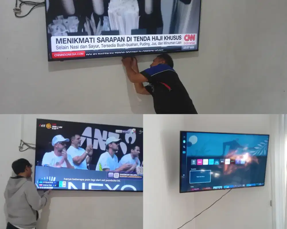 Braket +pasang atau jasa pasang terima rapih breket bracket led tv
