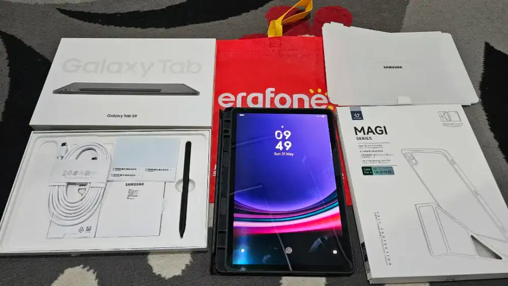 Galaxy Tab S9 Wifi 8/128GB Mulus + Bonus Fullset