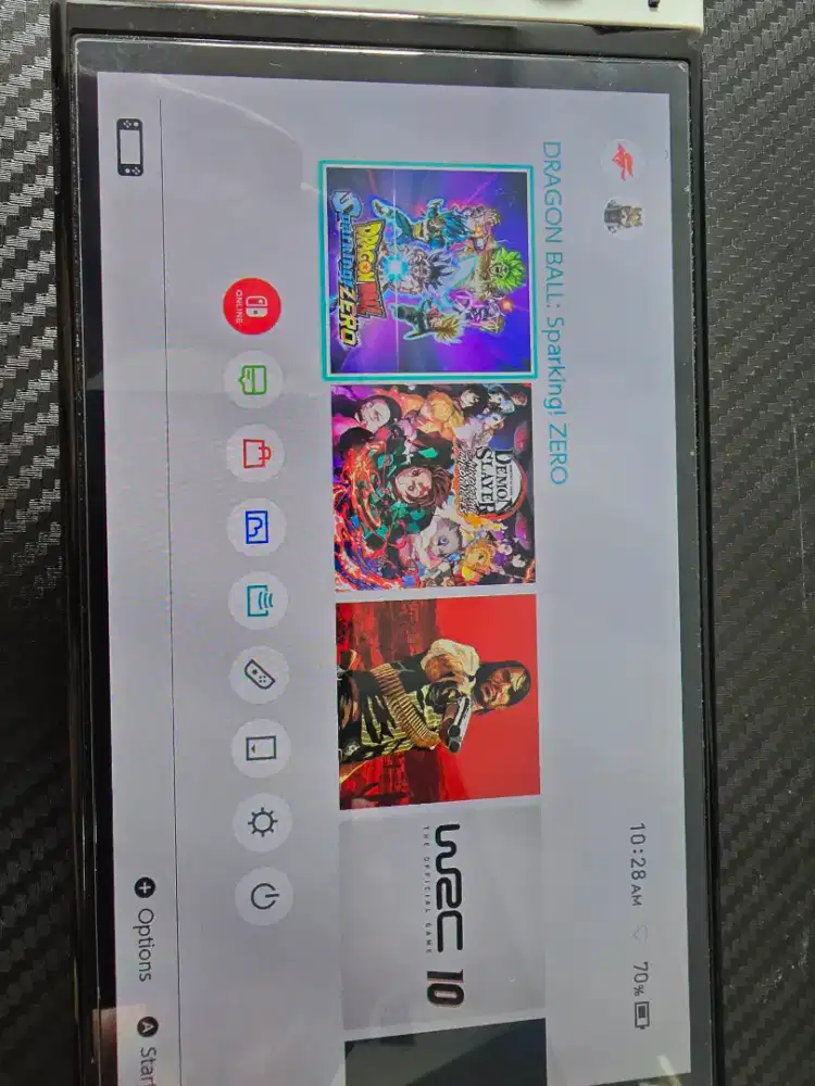 Nintendo switch oled 256 gb white